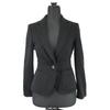 Made In Japan 23KU Wool Tailored Jacket XS Women Black Fully Lined Blazer(USED)