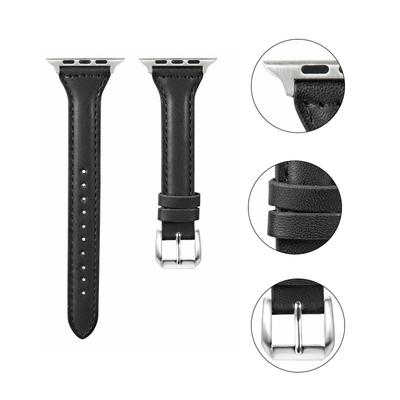 Тонкий кожаный ремешок для Apple Watch Ultra Band 49 мм серии 7 8 41/45 мм Correa 38/42 мм наручный браслет IWatch SE 6 5 4 3 40 мм/44 мм