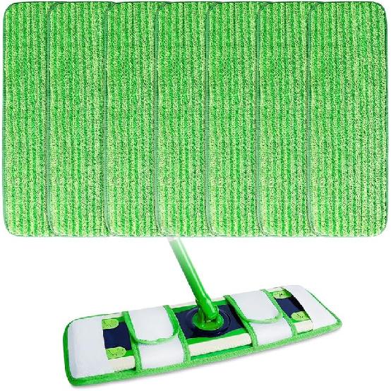 XL Влажные салфетки-сменщики для Swiffer XL Сухие салфетки для подметания Многоразовые XL Влажные салфетки для мытья пола Салфетки из микрофибры для швабры для чистки полов из твердой древесины