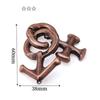 Kid Educational Puzzle Toy Luban Lock Alloy Logic Puzzle Chinese Play Classical