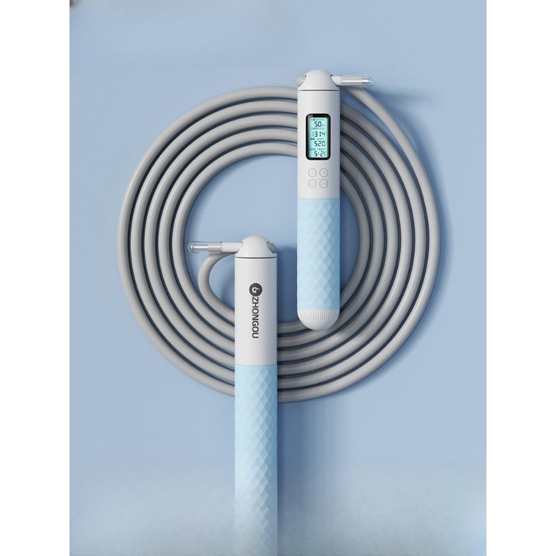 Китайско-европейская беспроводная скакалка для фитнеса, упражнений для похудения, электронный счет, женский сжигатель жира, для взрослых, без веса, R5, счетная скакалка