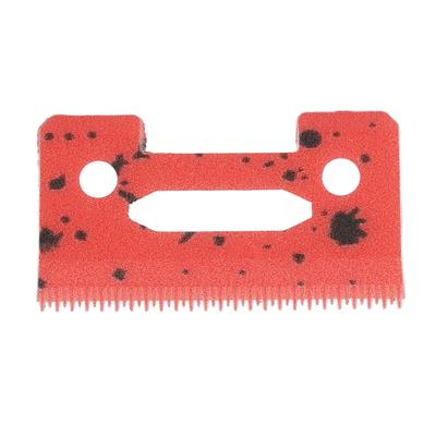 Керамические лезвия для машинки для стрижки волос 49 шт., сменные режущие зубцы, красные лезвия для машинки для стрижки волос