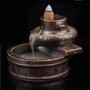 New Creative Ceramic Backflow Incense Burner Cone Incense Sandalwood Ceramic Aromatherapy Incense Burner Supplies Home Decoration