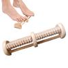 [Easy Foot Reflexology Roller for Healthy Foot Massage] PLEAVIT Wooden Foot Roller for Reflexology, Single Item