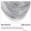1/1.2/1.5/2/3/4/5mm Cable Rope, 5-20m PVC Transparent Coated Steel Cable Rope, 304 Stainless Steel Cable Rope