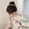 Solid Color Wrinkled Bubble Texture Hair Accessories - Korean Style Rubber Band
