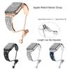 Diamond Strap For iWatch 7 41mm 45mm Woman Stainless Steel Link Bracelet For iWatch 7 6 SE 5 4 3 40mm 44mm 38mm 42mm Bands