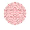 Pink Theme Round Carpet Boho Ethnic Style Living Room Decor Rug Flower Geometric Design Interior Artistic Decorative Floor Mat