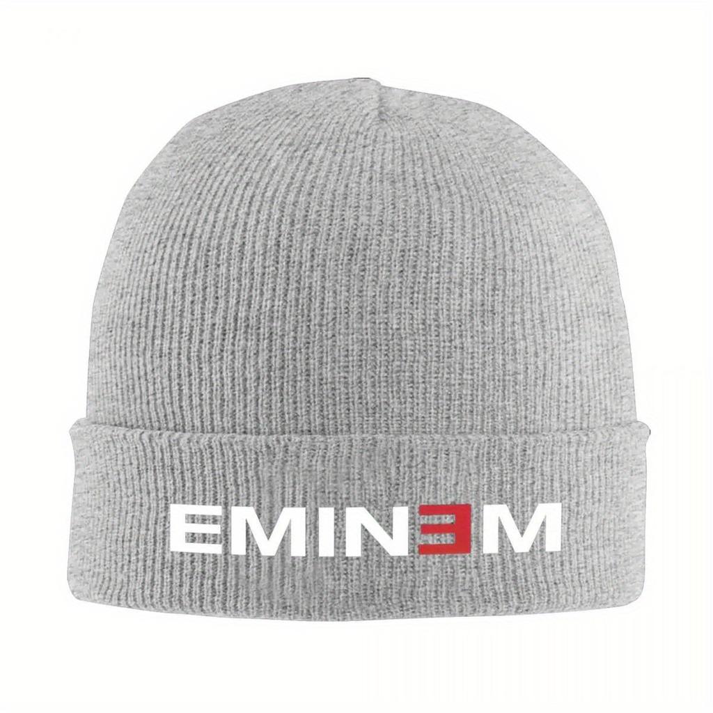 Эминем Рэпер Rap God Вязаная Шапка Женская Мужская Шапки Осень Зима Шапка Олд Скул Музыка Хип-Хоп Кепка