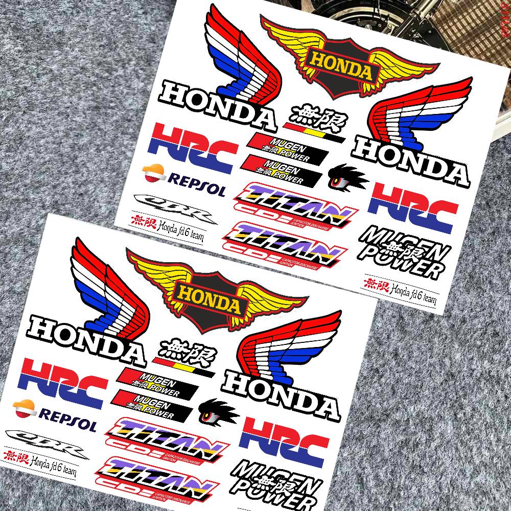 Honda Motorcycle Stickers Moto Sticker Auto Body Bumper Windows Motorcycle Laptop Walls Vinyl Decal Car Tuning Accessories TV7