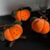 Headphone Playful Plush Pumpkin Doll Cute Bag Charm For Decoration Creative