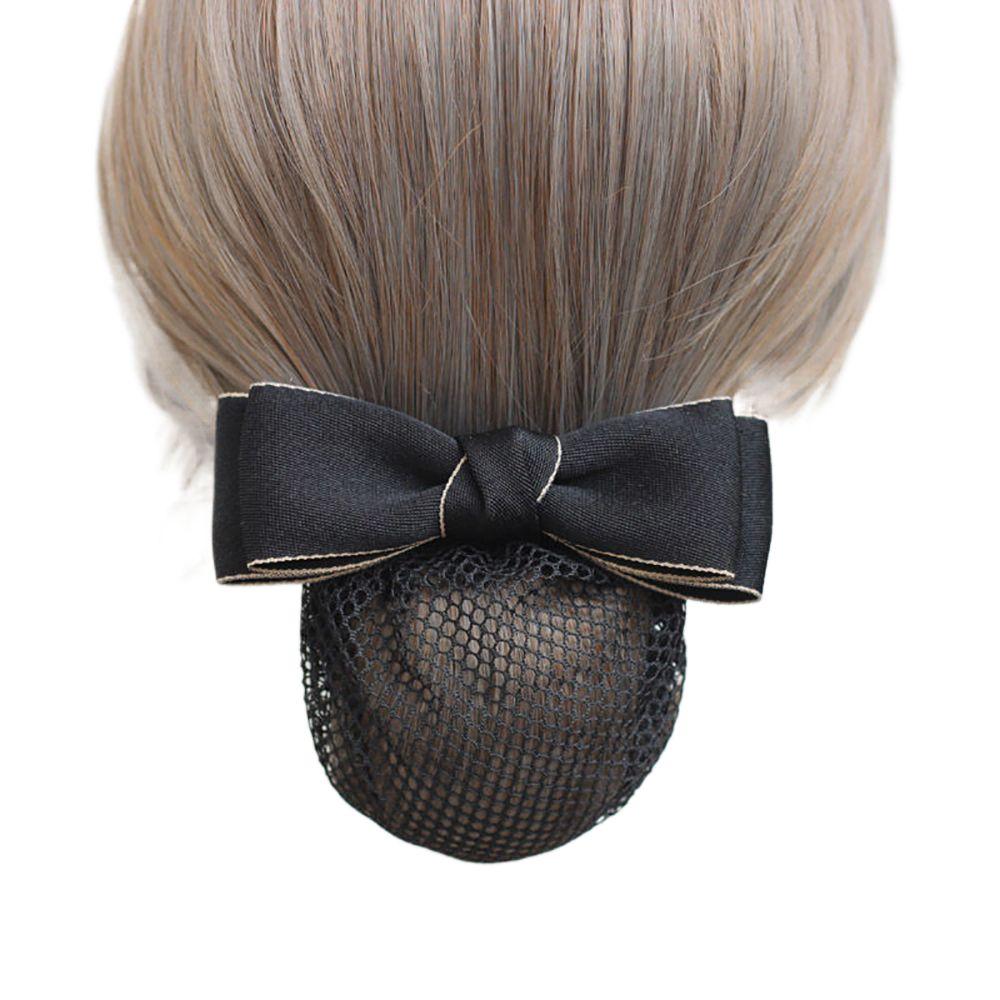 Nurse Female For Girls Headwear Ponytail Clip Korean Bun Snood Hairgrips Cover Net Bow Spring Clip