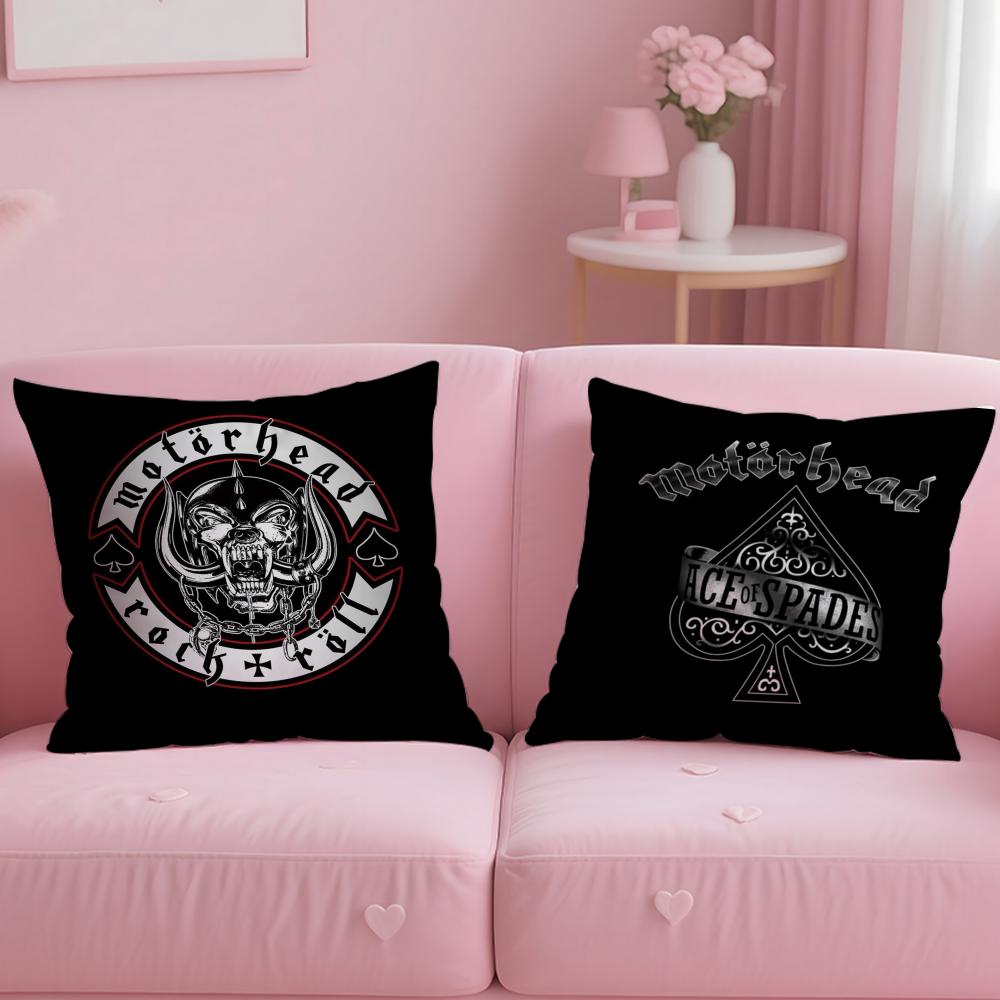 Чехол на подушку Rock Band Motörhead Удобный двусторонний чехол для подушки Идеально подходит для автомобиля, дивана, спальни и многого другого