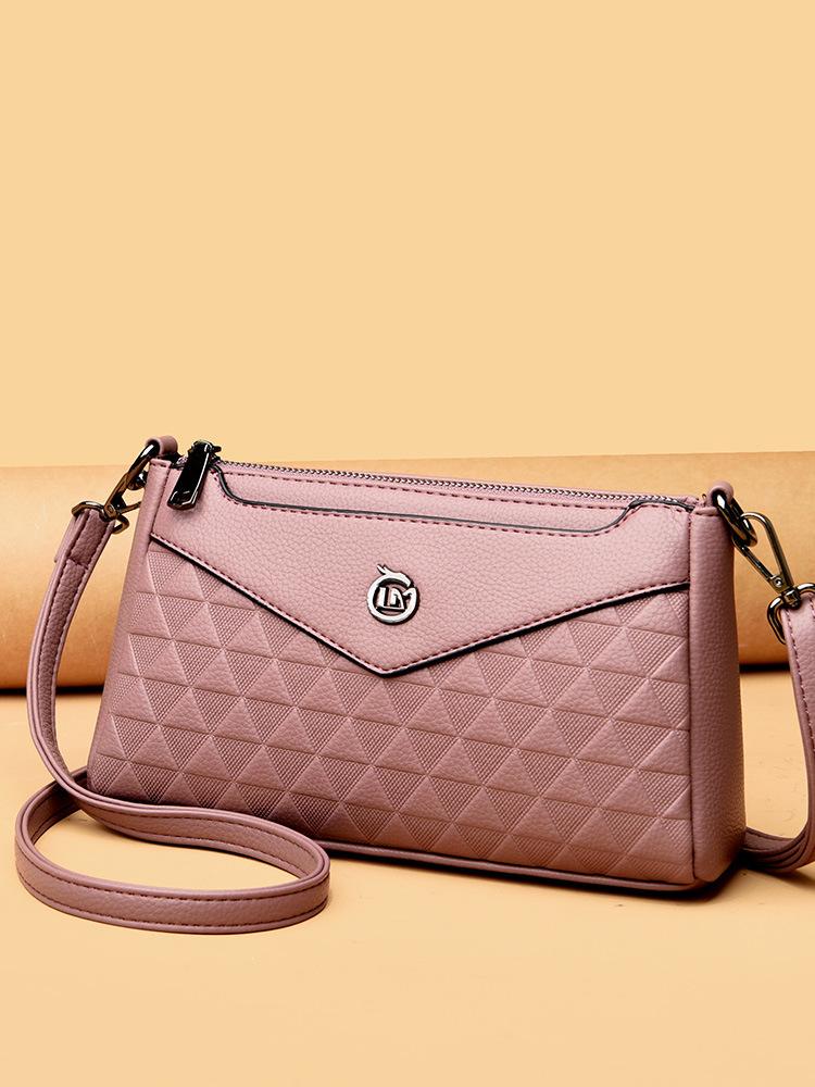 High-End Xiaoxiangfeng Single Shoulder Underarm Small Women'S Bag Rhombus Multi-Layer Messenger Bag