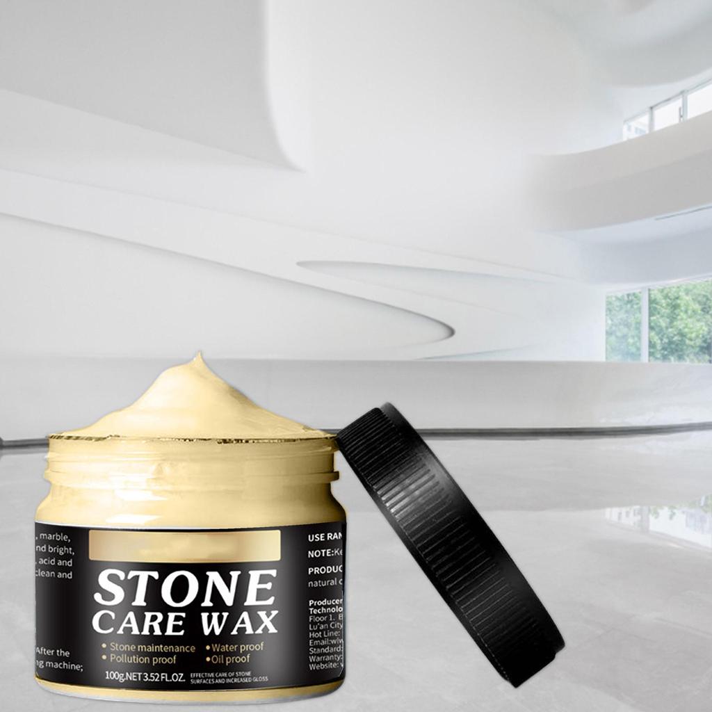 Marble Polishing Wax Stone Restoration Care Polishing Paste Shine Restorer Household Tile Maintenance Wax for Quartz Furniture