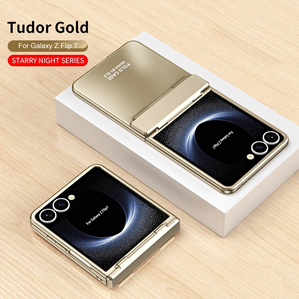 Для Samsung Galaxy Z Flip 7 Серия Star Покрытие PC Противоударный Противоотпечатки Пальцев Противоскользящий Чехол для Телефона