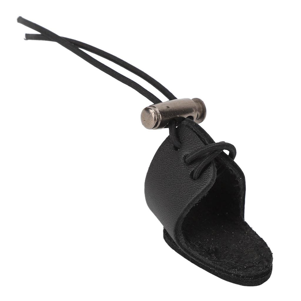 Archery Finger Guard Cowhide     Elastic Finger Tab for 20 to 50lb Bow