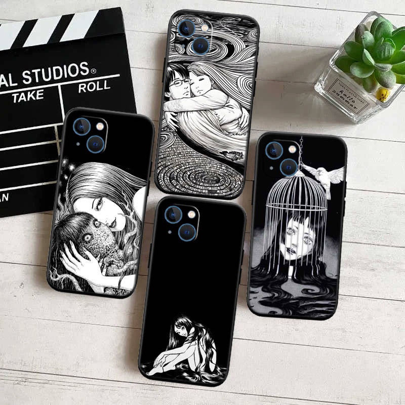 IR15 Junji Ito Tomie Case for Samsung A06 A35 A25 A24 A15 A05S A05 M55 M35 M15 A02 A12 A13 A10 A16 A20 A30 A22 A31 A32 A33 A42 A50