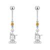 Sanrio Pochacco Goods Earrings POCHACCO Earrings Silver Gift [U-TREASURE] U-TREASURE Women's SESaPC-102-SV