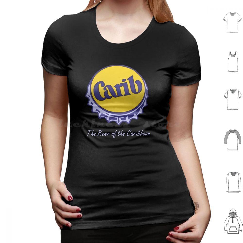 Carib Beer The Beer Of The Caribbean T Shirt Big Size 100 Cotton Beer Cerveza Lager Carib Caribbean West Indies