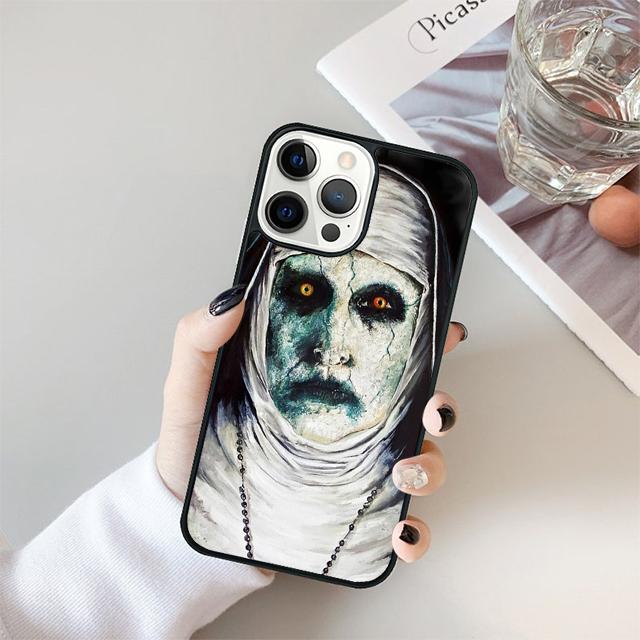 Чехол-накладка 'Ужасный монах' для iPhone 17 Air 15 16 14 13 12 Pro Max 11 Pro Max Plus Coque Shell