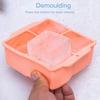 Silicone Ice Cube Trays with Removable Lids Square Ice Mold BPA-Free Easy Release Stackable Large Ice Maker for Whiskey Cocktail