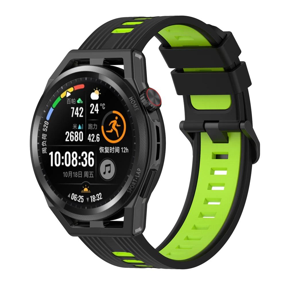 22мм силиконовый ремешок для HUAWEI WATCH GT Runner/GT6 Pro/GT5 46MM/GT2/3 Pro/Ultimate 1/2 для Samsung Galaxy Watch ремешок спортивные умные браслеты браслет