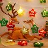Cosy Christmas Tree Led Fairy Lights Hanging Plastic Colorful Christmas Ball  Living Room