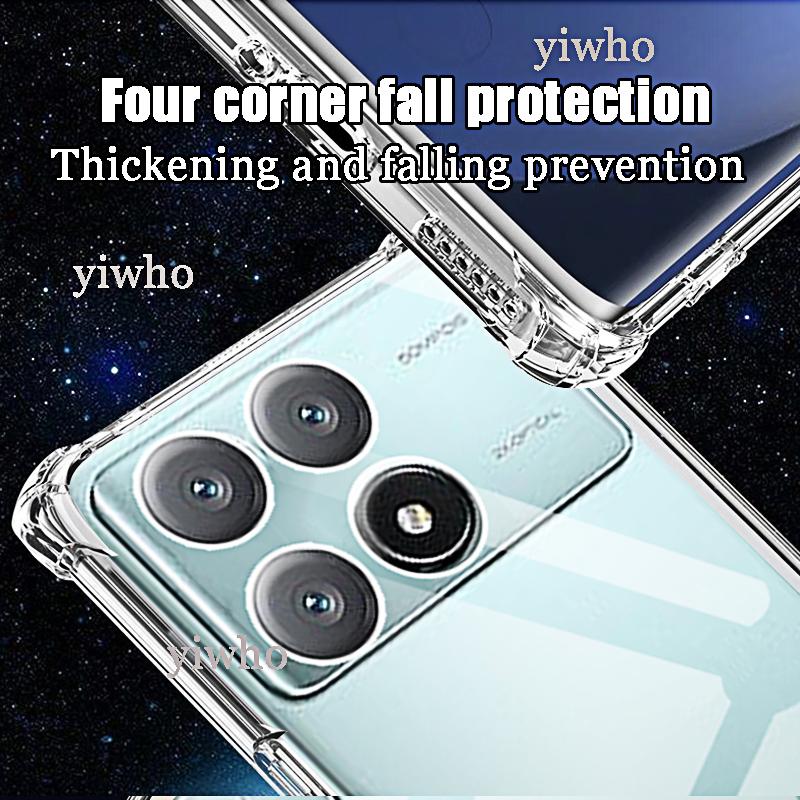 Для Redmi K70e K70 K60 K50 K40 Pro Чехол Тонкий Мягкий TPU Прозрачный Чехол Для Телефона Для Xiaomi Redmi K60e K50 Ultra Задняя Крышка