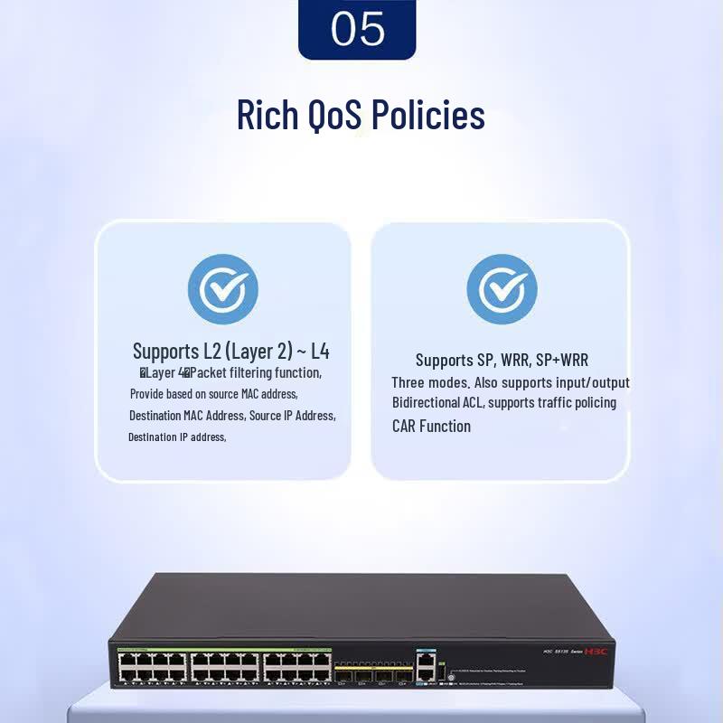 H3C S5135S-24P4X-EI 24-Port POE Managed Switch