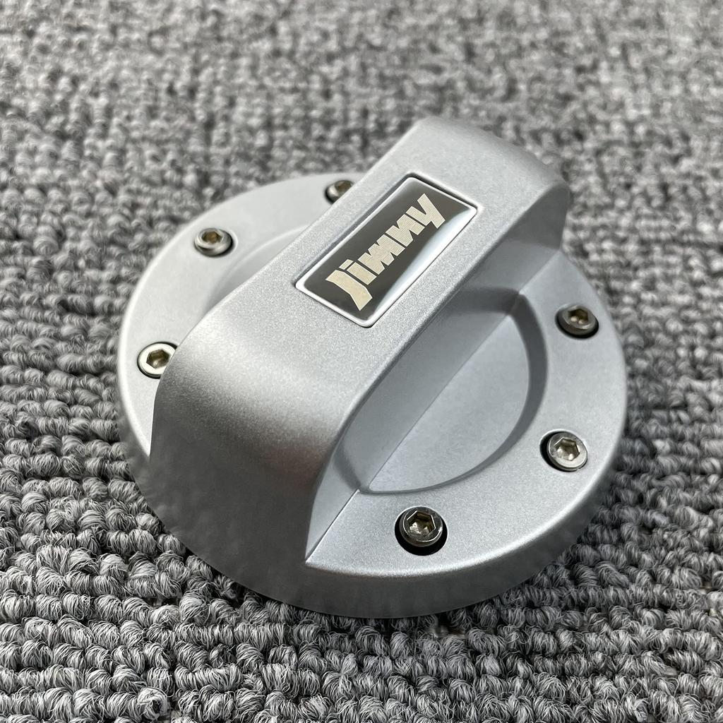 Rare Jimny Jimny Gasoline Spout Cap Fuel Cap Cover (Silver)