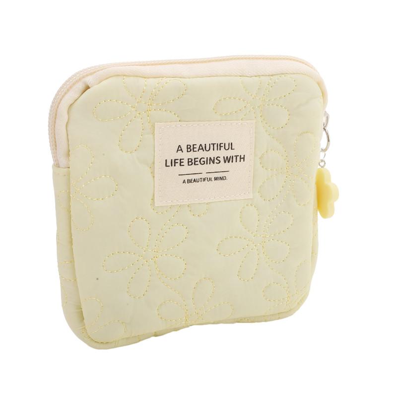 Женская маленькая косметичка, дорожный мини-органайзер для гигиенических салфеток, органайзер для макияжа, монет, денег, карт, помады для хранения