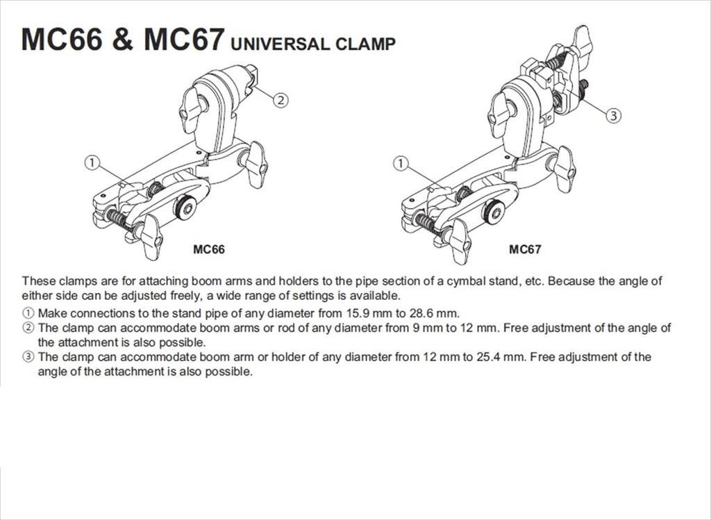 TAMA Universal Clamp MC66