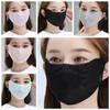 Висячая солнцезащитная маска для ушей, кружевная маска, сплошная цветная маска с защитой от ультрафиолета, тонкая солнцезащитная маска для лица, походная маска