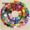 Cross-Stitch Embroidery Thread Set: 24-200 Polyester/Cotton Color Options