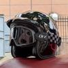 Мотоциклетный шлем Ретро Винтажный шлем лицо Ретро 3/4 шлем casco moto Capacete Винтажный шлем мотоциклетный мотокросс ORZ