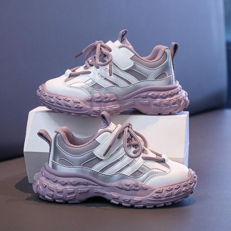 Детская мода Четыре сезона Дышащая Повседневная обувь Детские Беговые сандалии Студенческие Девочки Трендовые Удобные Кроссовки для спортзала