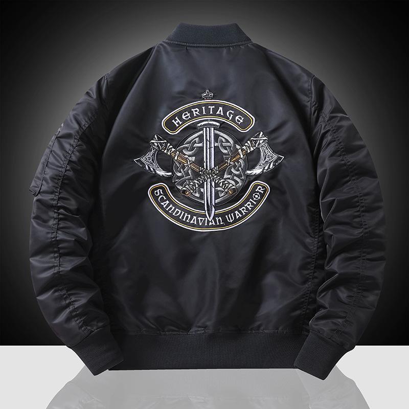 Куртка спецодежды Air Force Ma1 Куртка-бомбер Мужская бейсбольная форма с вышивкой Куртка