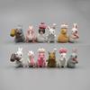 1Pcs Cute Miniature Hare Animal Figurine Garden Ornament Micro Landscape Craft