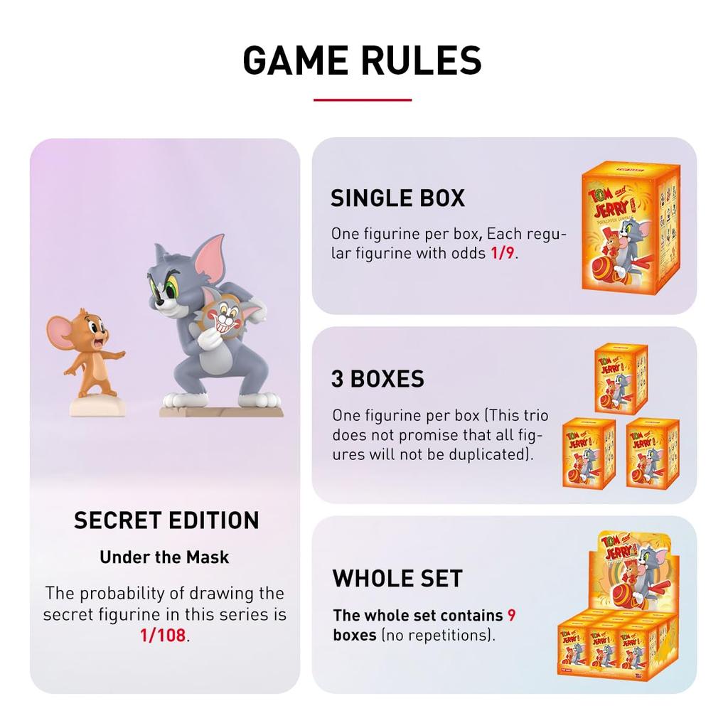 POP MART Том Запретный Компас Серия Pop Mart Гашапон Фигурка Сюрприз Пластиковая Модель Премиальная Игрушка ПВХ Мягкий Винил Оригинальный Персонаж Подарок на День Рождения &