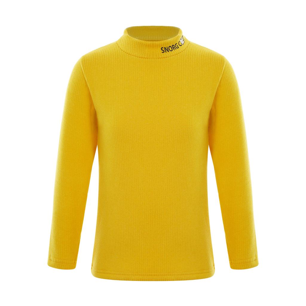 Детское теплое термобелье для мальчиков и девочек, топ унисекс, детская рубашка с воротником с надписью и длинными рукавами, одежда для дома