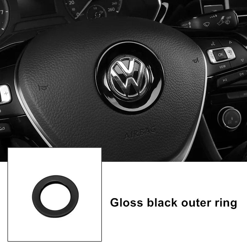 Для VOLKSWAGEN Наклейки на руль автомобиля для Volkswagen Golf 4 5 Bora MK7 4 motion MTM Blue Motion Caddy Scirocco CC Аксессуары