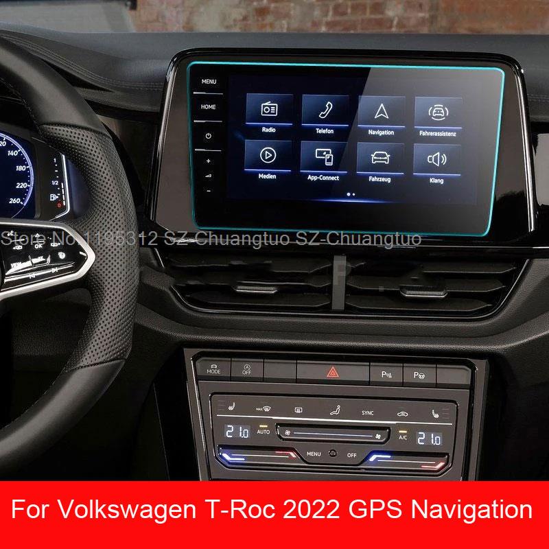 Закаленное Стекло Защитная Пленка для Экрана Для Volkswagen T-Roc 2022 8 дюймов 9.2 дюймов Автомобильный GPS-Навигатор Защитная Пленка Наклейка