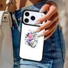 Чехол для телефона с цветочным сердцем для iPhone 17 Air 14 15 13 12 Max Чехол для Apple 14 15 16 16e 11 Pro Max Plus Coque