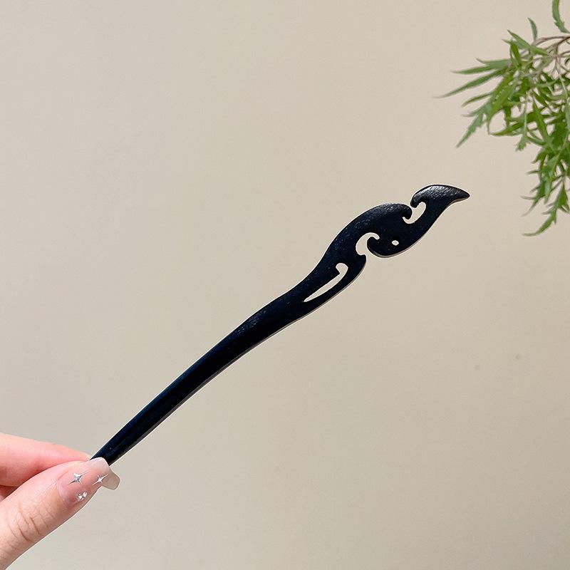 High-End Retro Chinese Tassel Hairpin for Women - Versatile Alloy Hair Clip for Elegant Updos