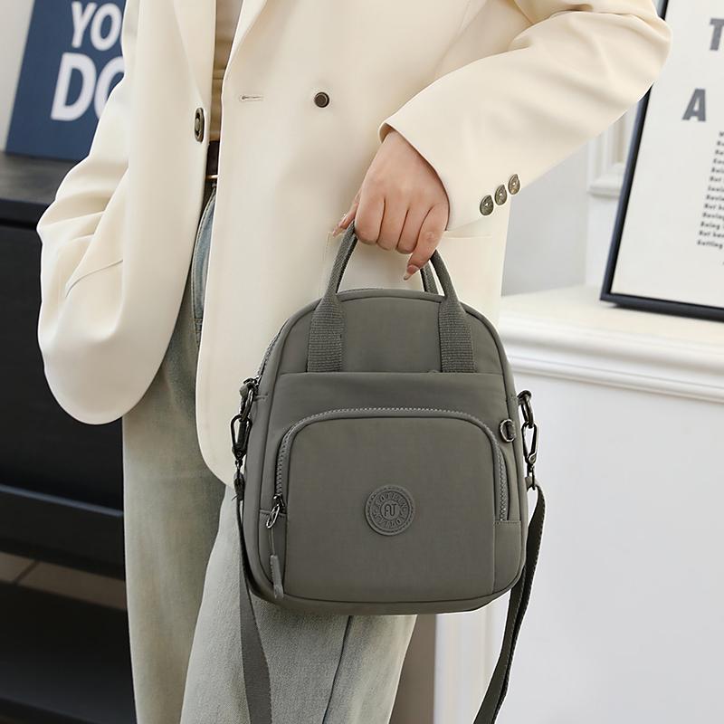 Женская многофункциональная сумка через плечо, однотонная сумка через плечо