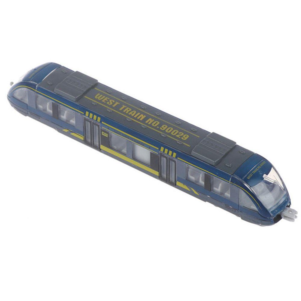 Metro Subway Train Zinc Zinc Alloy Model Diecast Train Toy Underground High Speed Rail Simulation Train Toy