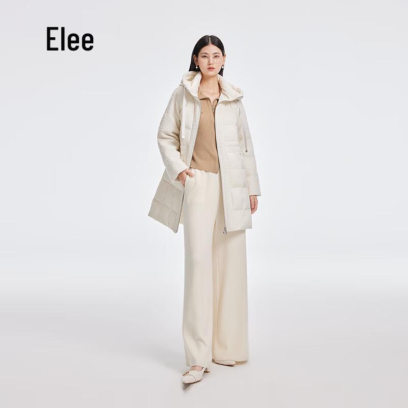 Ellassay Women's Long Hooded Duck Down Jacket