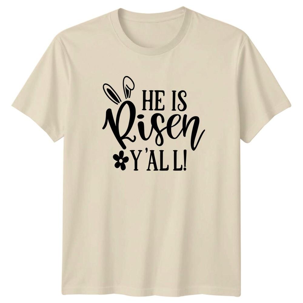 He Is Risen Yall TShirt Southern Christian Easter Gift For Him And Her