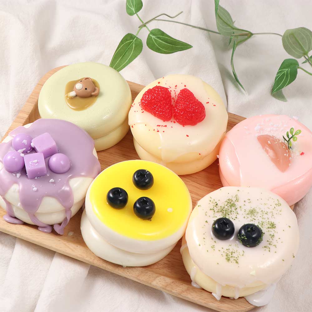 Simulation Design Soufflé Squeeze Toy Cute Cake Slow Rebound Toy Kid Gifts